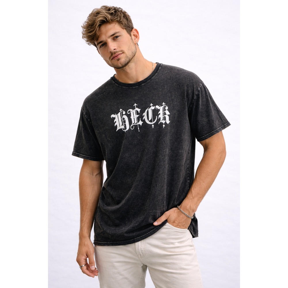 Psychic Circle Oddities HECK Shirt Acid‎ Wash Black Gothic T-Shirt Unisex 2XL